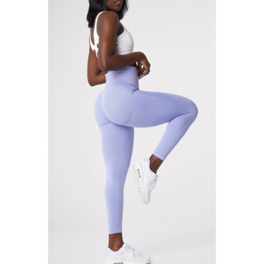 NVGTN PERIWINKLE CONTOUR SEAMLESS LEGGINGS